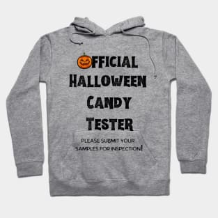 Official Halloween Candy Tester White Hoodie